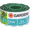 Бордюр зеленый GARDENA 9 см, длина 9 м 00536-20.000.00