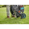 Тележка для шланга GARDENA HOSE TROLLEY CLEVERROLL L EASY SET с комплектом для полива 18522-20.000.00